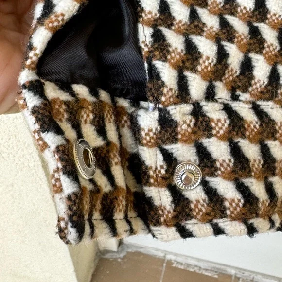 FOREVER 21. NWT. Men’s Geo Print Snap-Button Trucker Jacket. Size XL. Po… - Picture 8 of 13